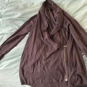 Sweater with built in shirt